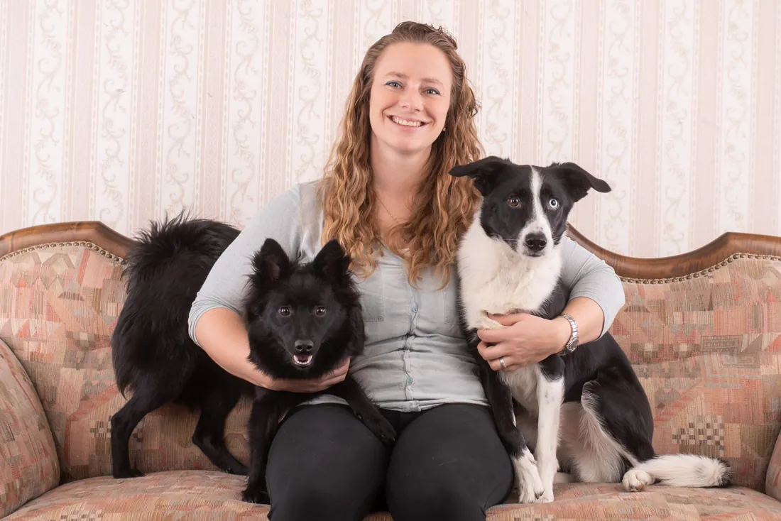 Christine Nussbaum mit Palota und Boss